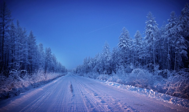 Đôi khi băng tuyết đông phủ dày đặc làm ảnh hưởng đến giao thông đi lại