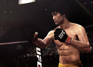 Hình ảnh Lý Tiểu Long thi đấu trong giải UFC được EA Sports tái hiện trong game