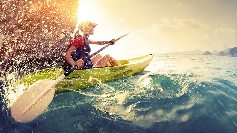 Kayak còn có rất nhiều lợi ích về sức khỏe