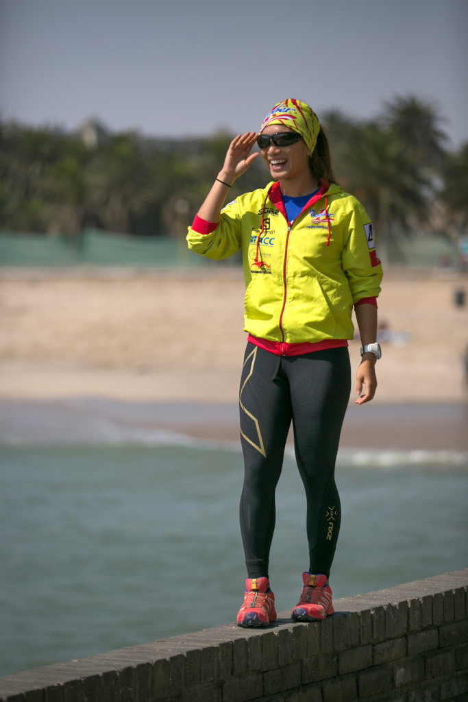 Cô gái Vũ Phương Thanh – đại diện duy nhất đến từ Đông Nam Á về đích thứ 3 trong nhóm U29 nữ tại chặng đua đầu tiên qua 250km tại sa mạc Atacama khô cằn với sự đồng hành của nhãn hàng nước tăng lực số 1 Việt Nam Number One – tập đoàn Tân Hiệp Phát
