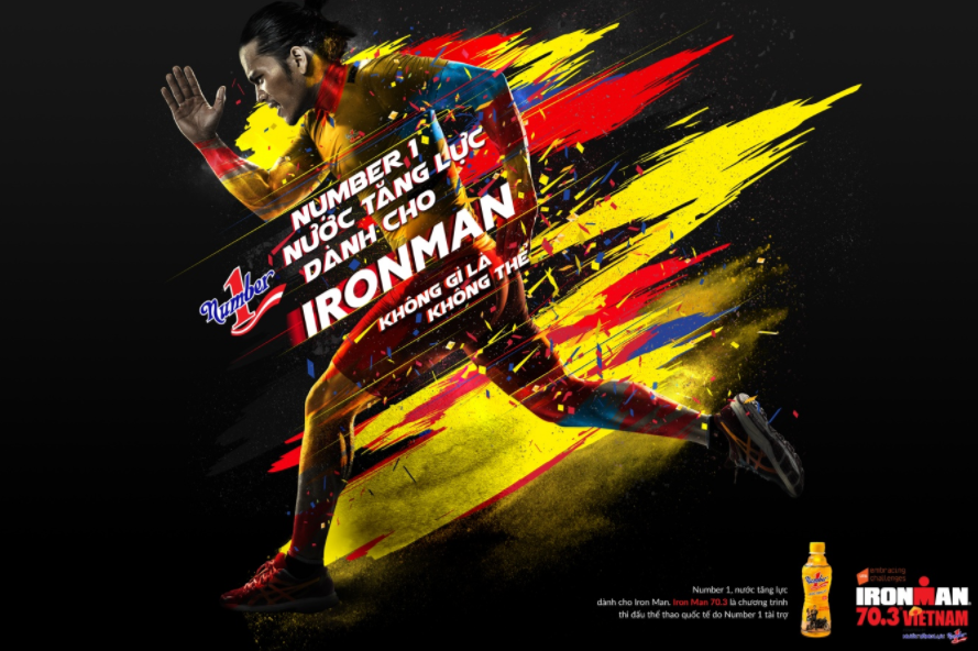 Nước Tăng Lực Number One - Tiếp sức IronMan 70.3 VN 2017
